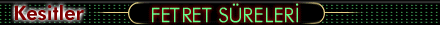 FETRET S�RELER�