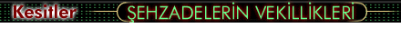 �ehzadelerin Vekillikleri